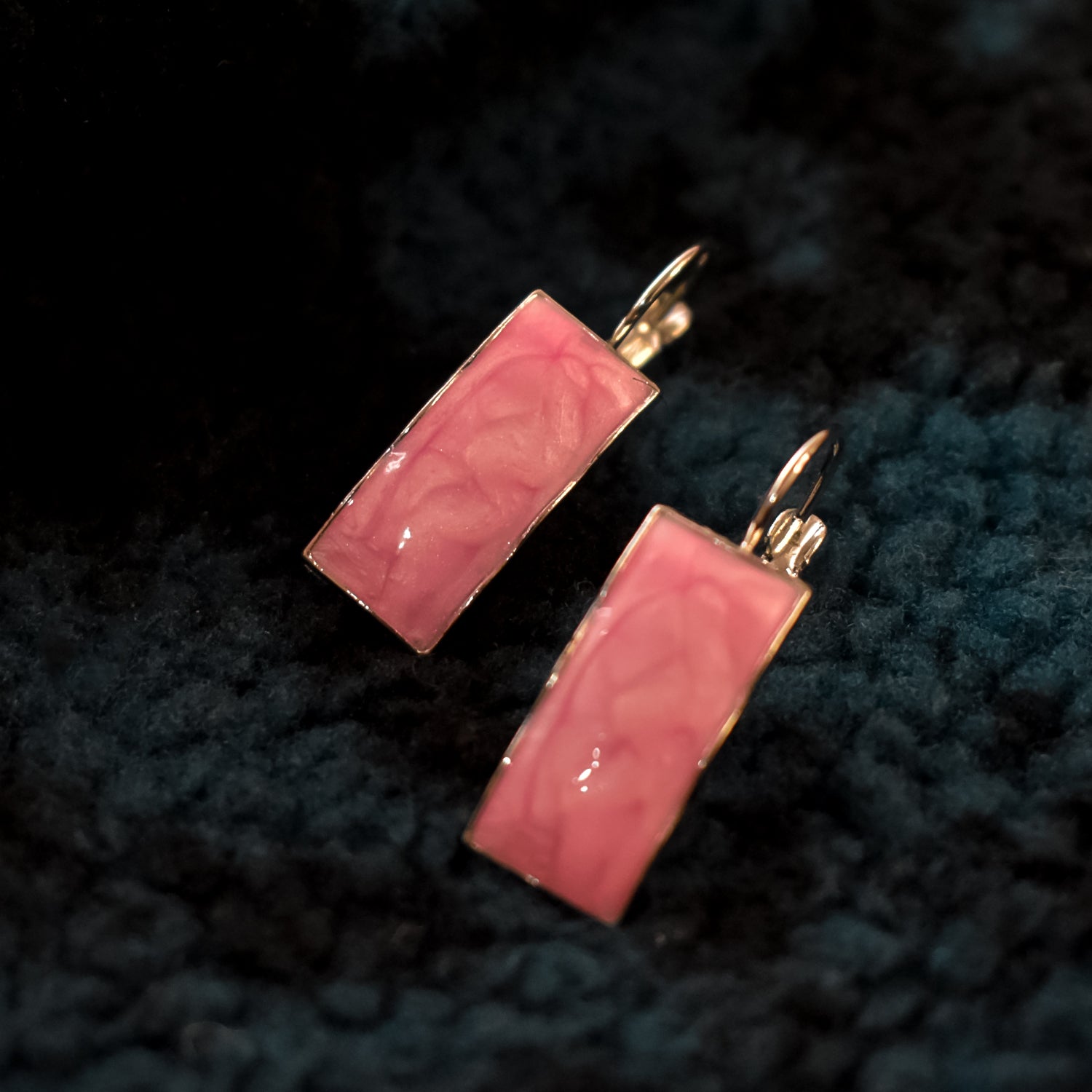 Pink Ddazzle Lightweight Korean Style Earrings