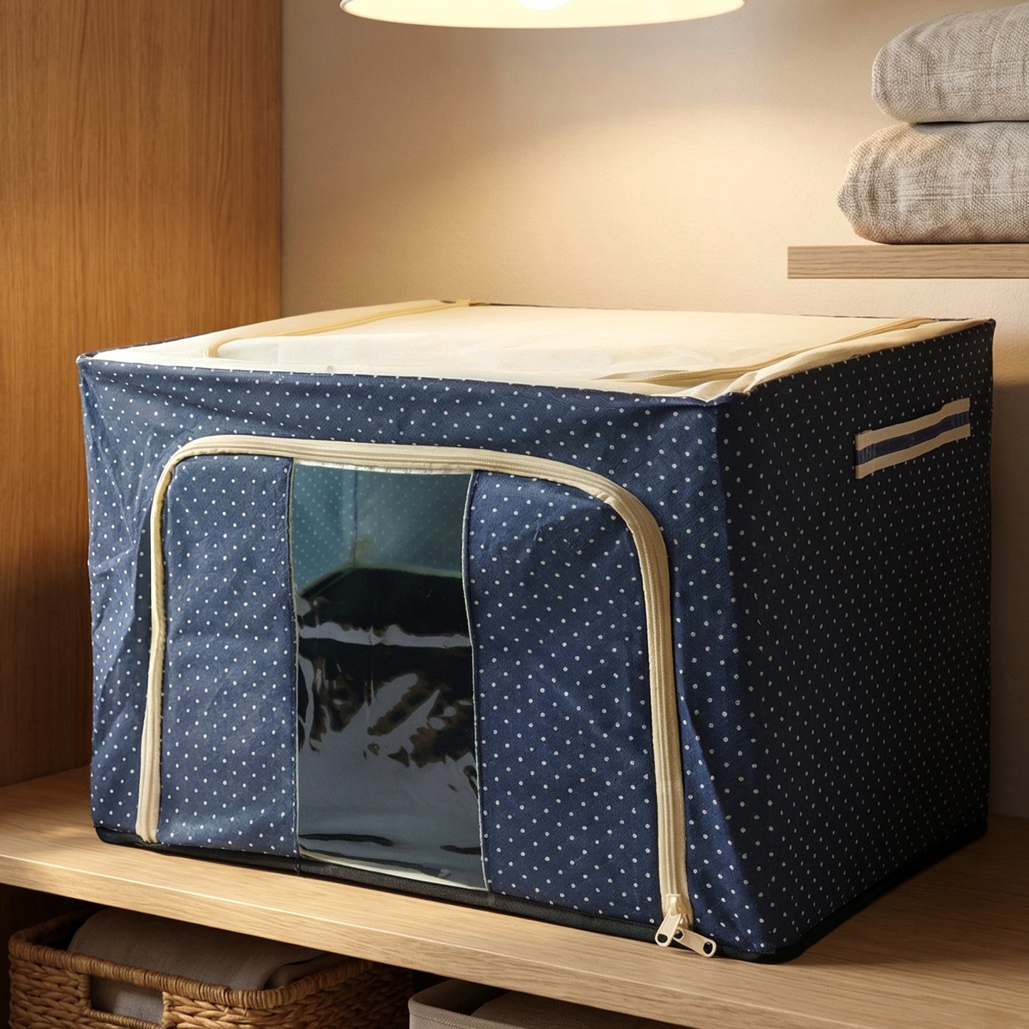 Foldable Cloth Storage Box 50x40 cm – Collapsible Organizer