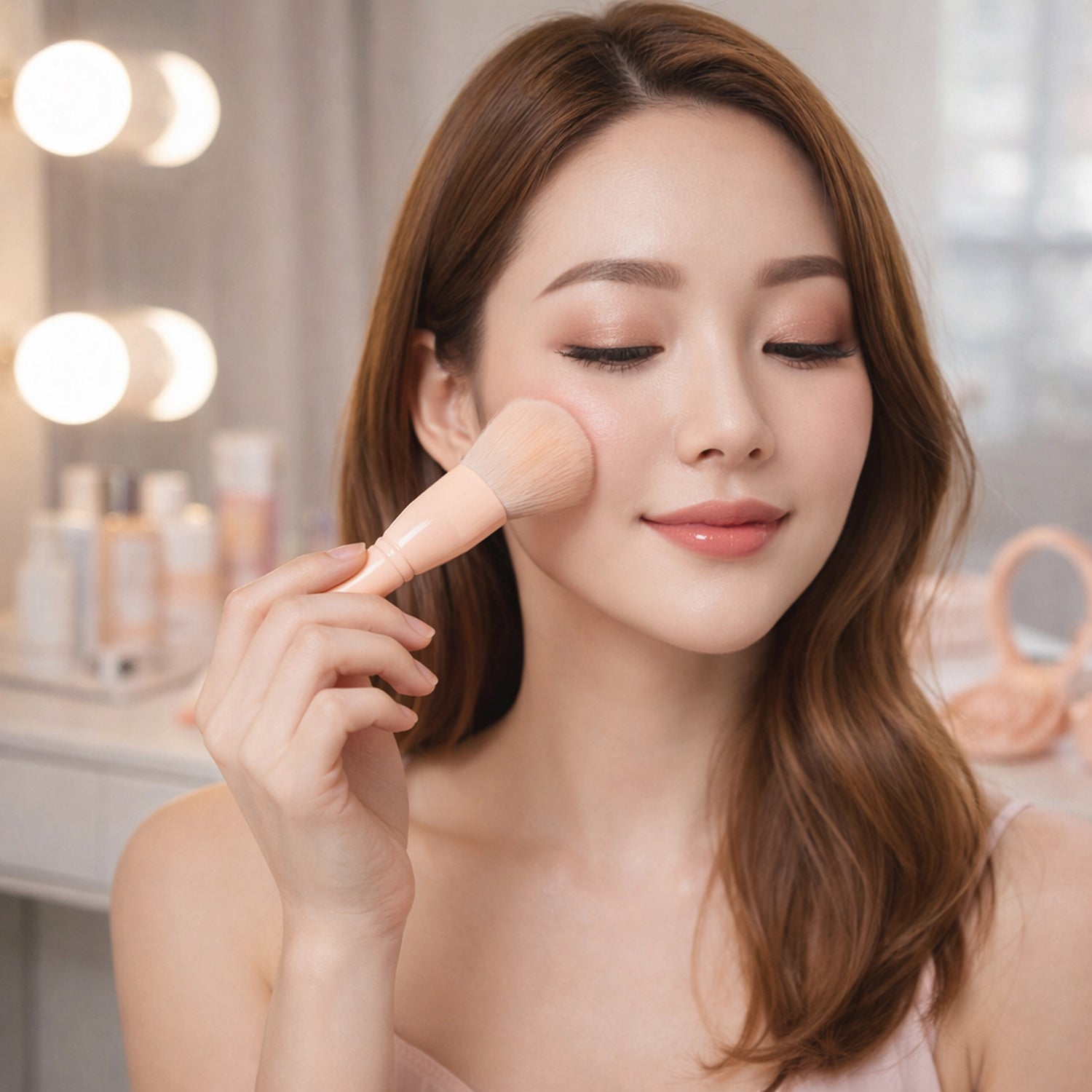 Multi purpose makeup brush combo