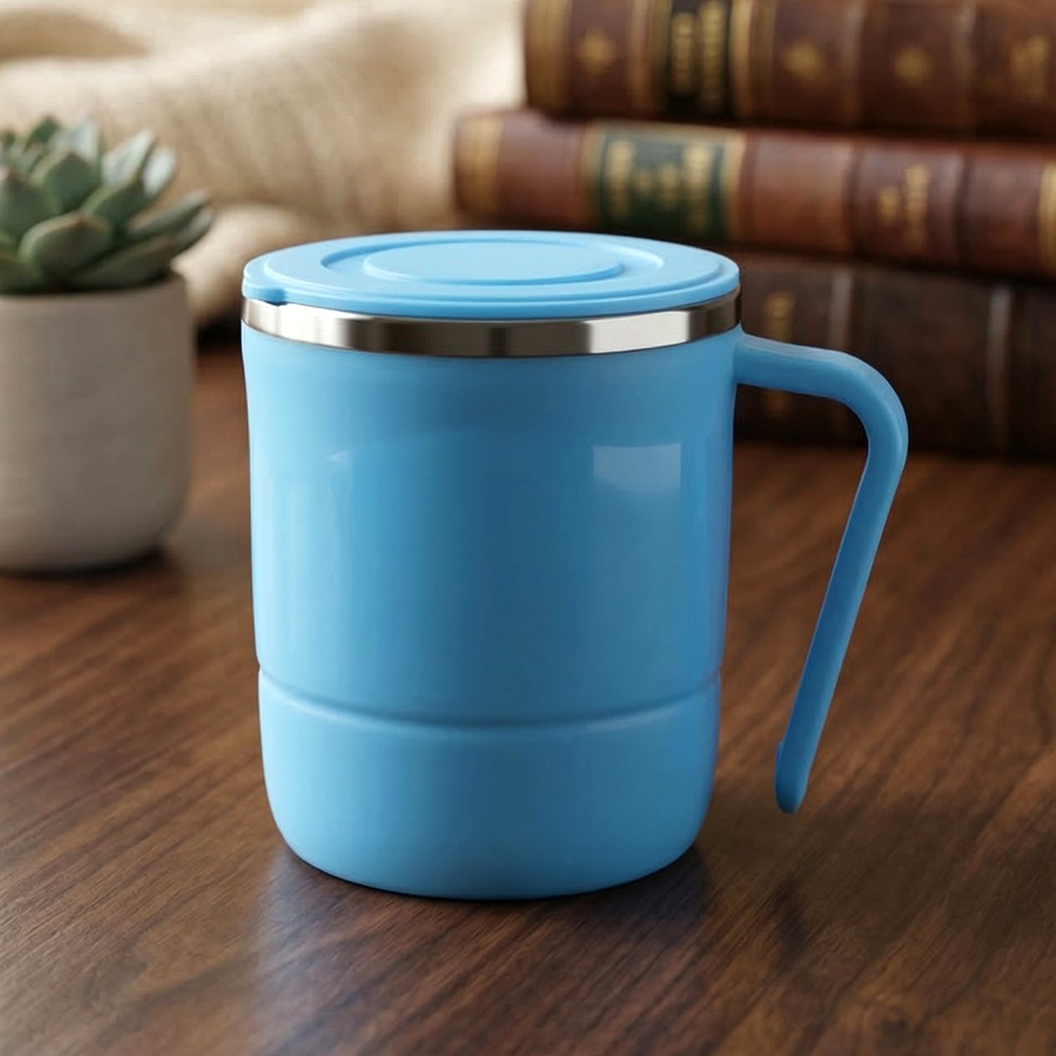 Customize 350ml Stainless Steel Mug: Insulated, Leakproof Lid, Hot/Cold (Mix Color)