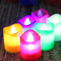 LED Tealight Candles – 24 Pcs Multicolor | Indo Glow