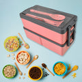 Leak-Proof Lunch Box – 2 Layer 3 Compartment | Lunchie Bunchie