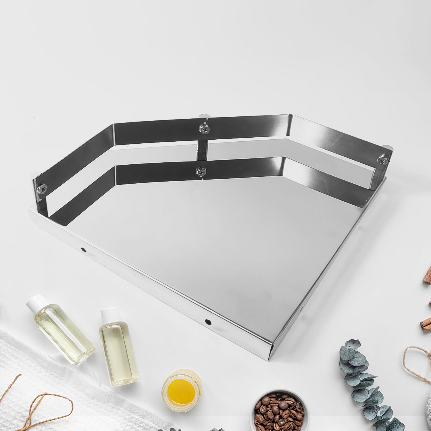 Stainless Steel Bathroom Corner Shelf