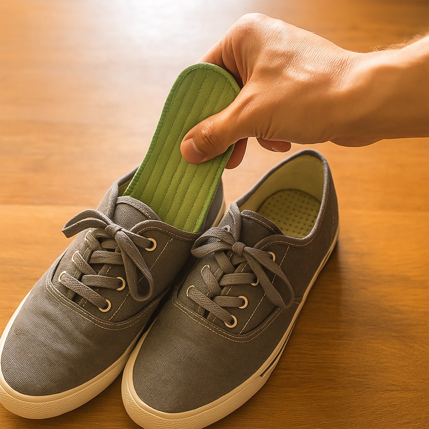 Premium Comfort Shoe Insoles for Daily Foot Support Size 41 (1 Pair / Mix Design)