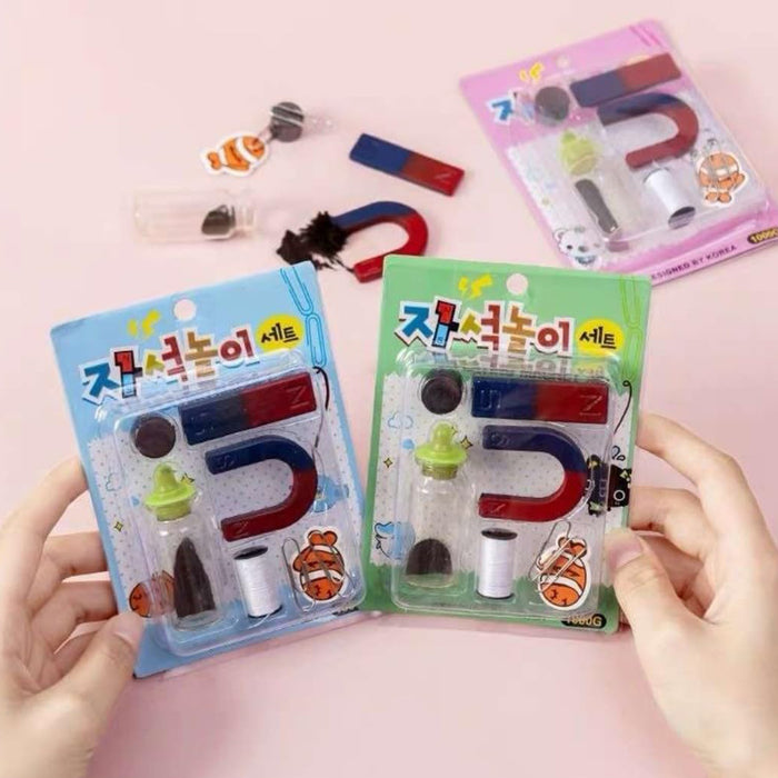 Teaching Aids Magnetic Science Kit Funny Kids DIY Science Kits Educational Experiment Games