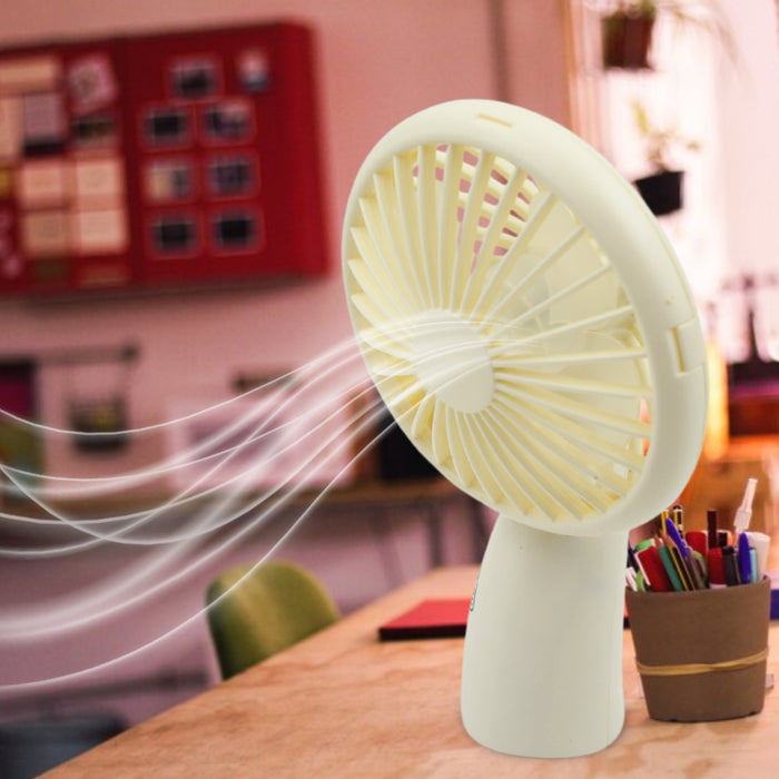 Mini Handheld Fan, Portable Rechargeable Mini Fan, Portable Easy to Carry, for Home, Office, Travel and Outdoor Use (1 Pc)