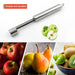 Apple corer with stainless steel for easy removal