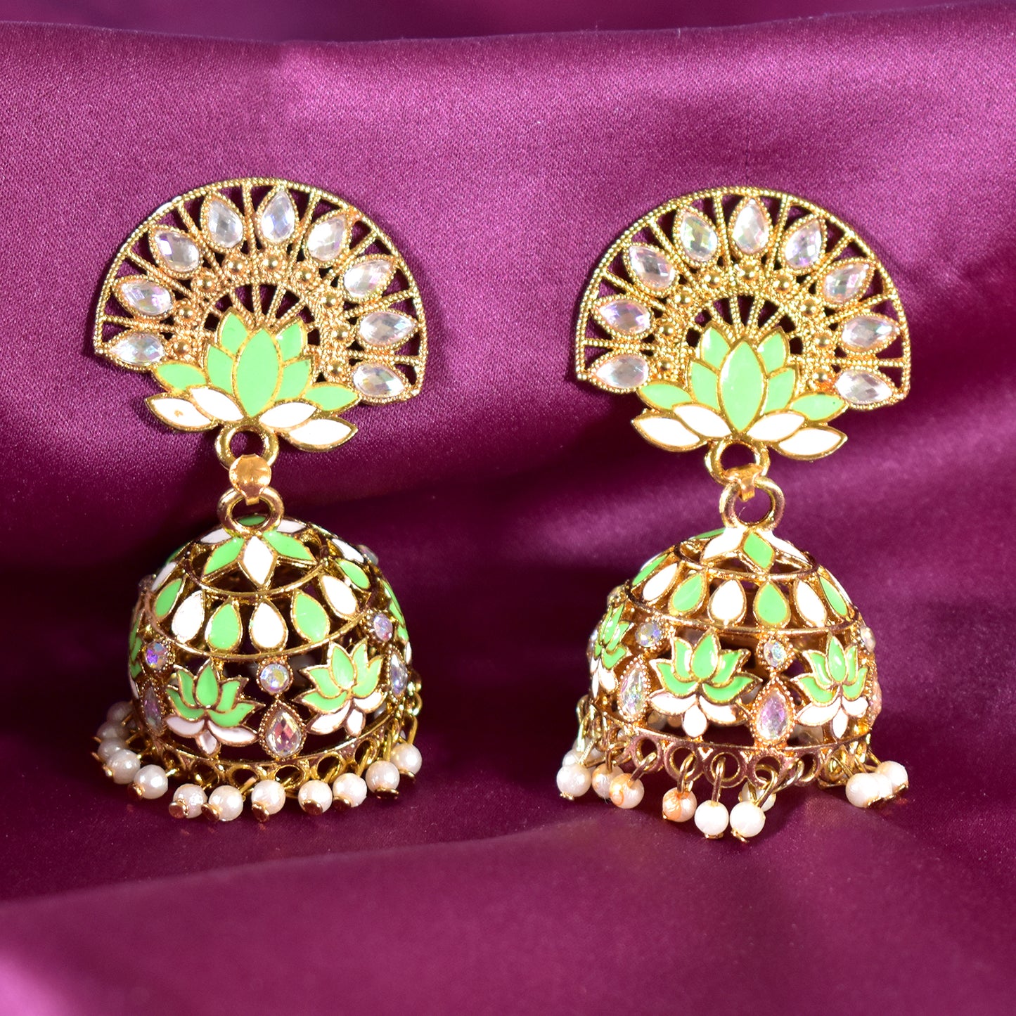 Modern Chic Jumka Earrings