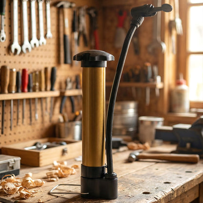 Mini Hand Air Pump – Portable Metal High-Pressure Inflator for Sports (1 Pc)