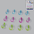 Transparent Suction Hooks – Strong Vacuum Sucker (12 Pc) | Indo Glow