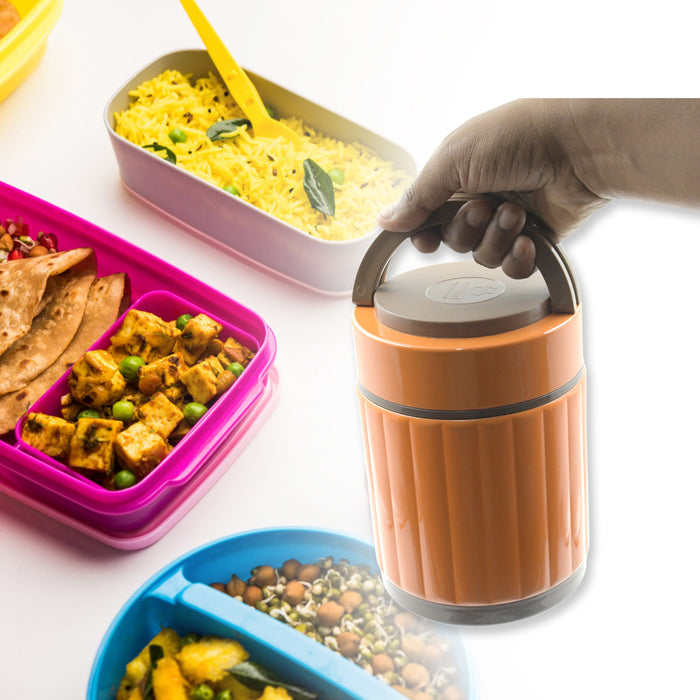 Leak-proof Thermos Flask For Hot Food, Warm Soup Cup, Vacuum Insulated Lunch Box, Food Box for Thermal Container For Food Stainless Steel