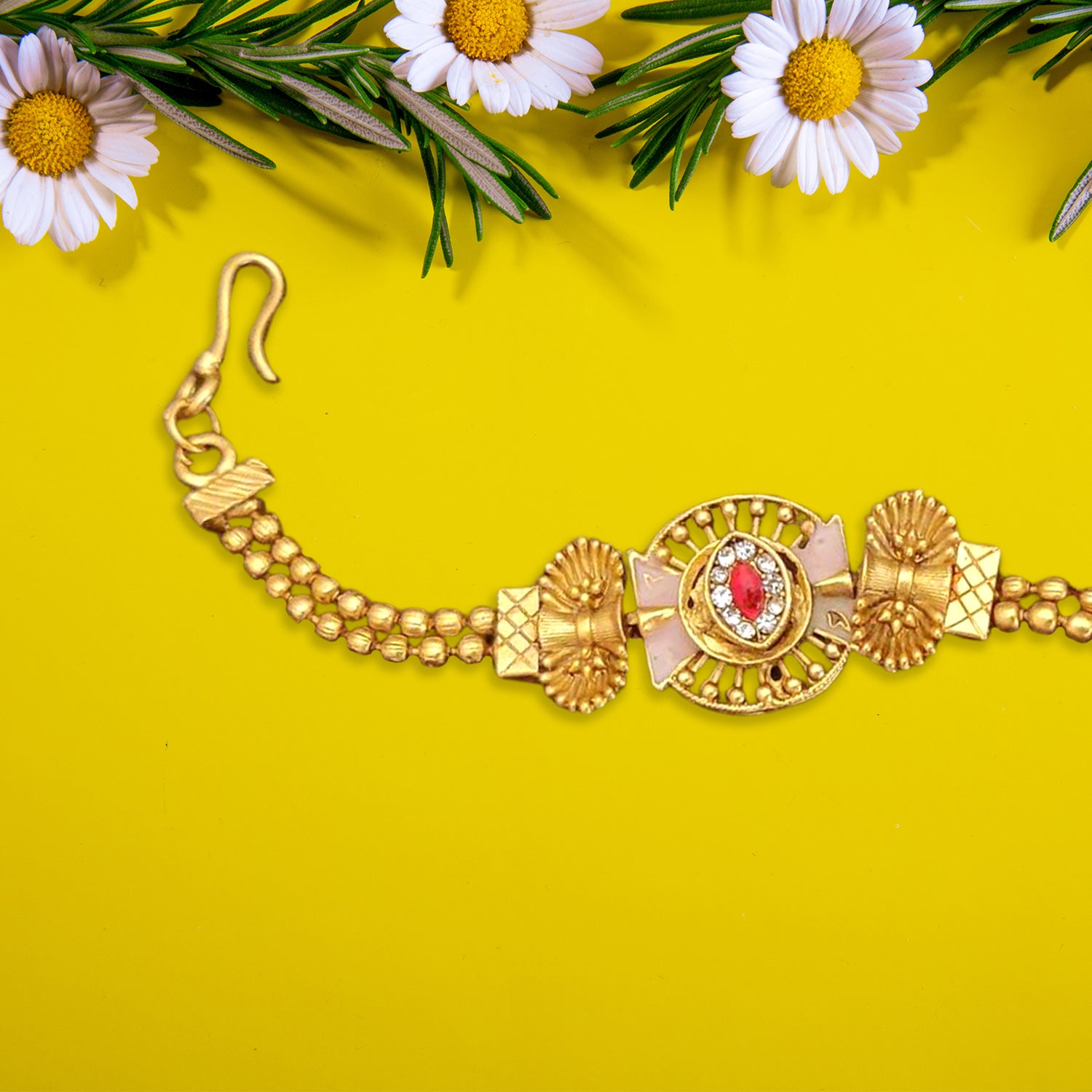 Timeless Gold-Plated Charm Bracelet