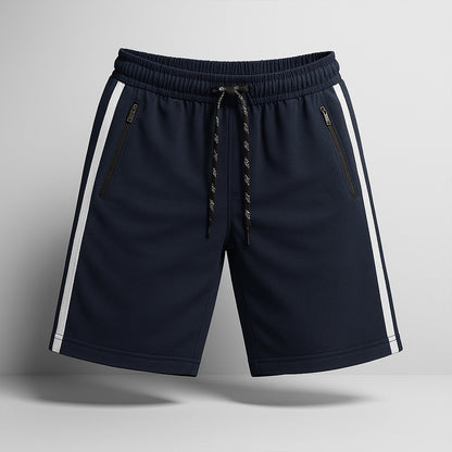 Boxer Shorts with Elastic Waist & Drawcord - (1 Pc / Large)