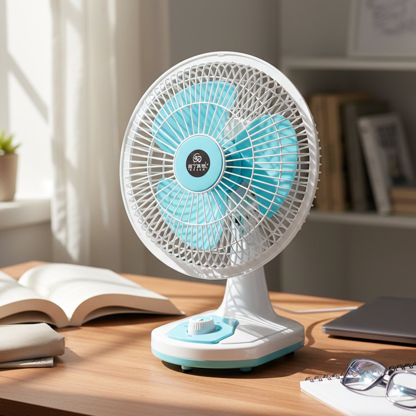 DeoDap 12V DC Table Fan Adjustable Speed - lifestyle