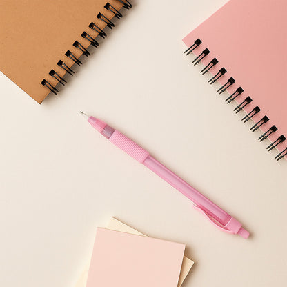 Camlin KLICK 0.5 mm Mechanical Pencil – Smooth Writing with Soft Ribbed Grip (Pack of 10 – Pink, Blue & Grey)