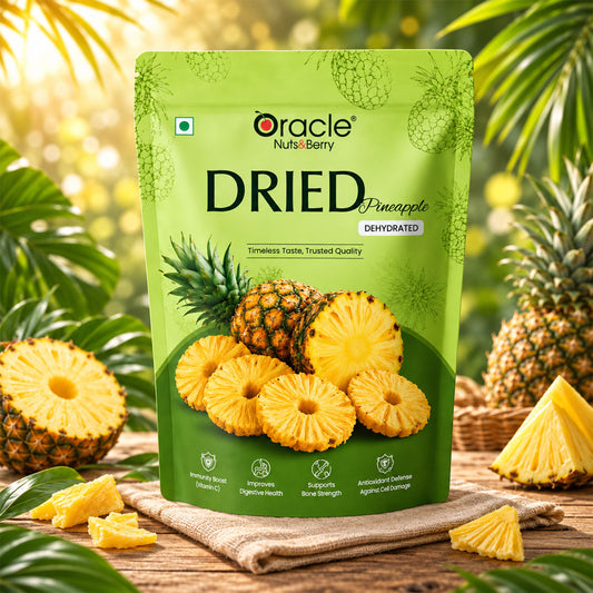 Dried Pineapple Slices Premium Sweet Dehydrated Tropical Fruit Snack Treat (250g)