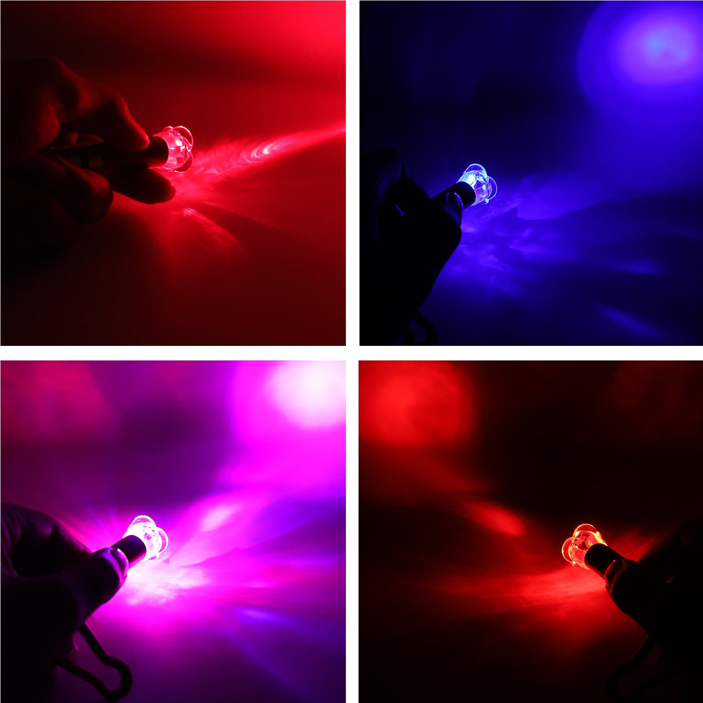 4 in1 Laser Light, LED Flashlight + Torch Keychain + Laser Pointer