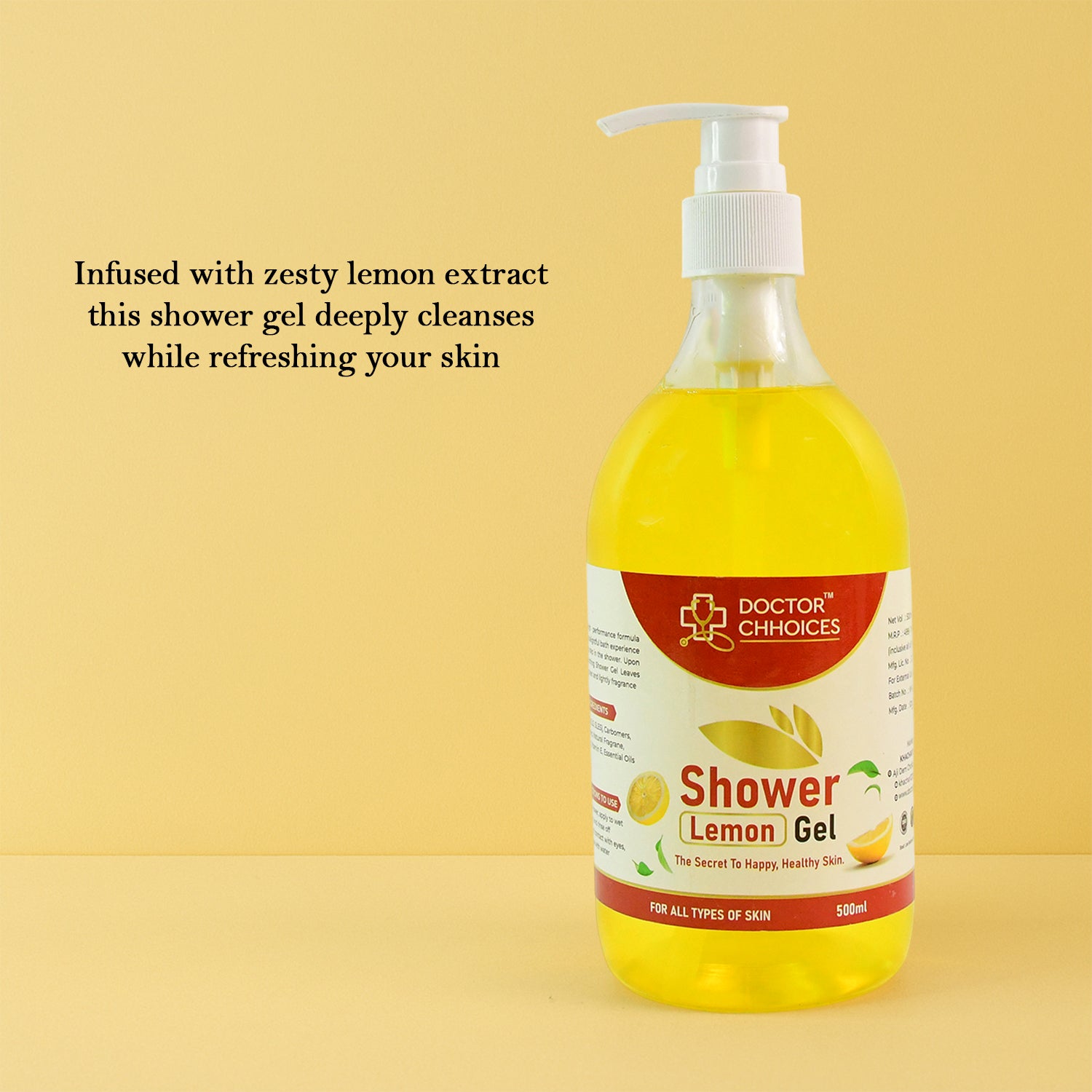 Doctor Chhoices / Choices Lemon Shower Gel – 500ml (1 Pc)