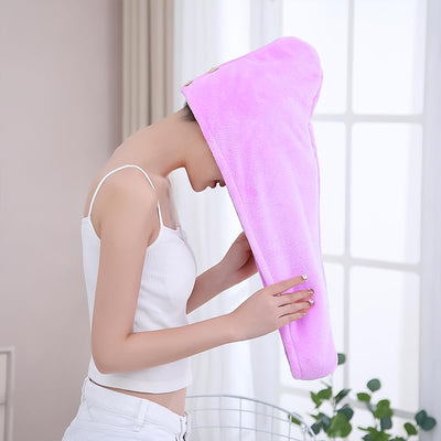 Microfiber Hair Drying Towel – Super Absorbent & Quick Dry | VelvaBloom