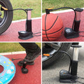 Foot Bike Pump – Portable Cycle Tire Inflator with Gauge | Indo Glow