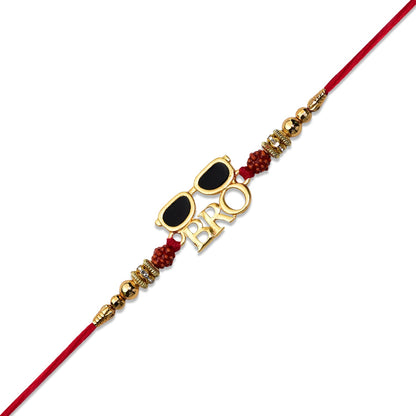 Raksha Bandhan Gift Combo for Brother – 3 Designer Rakhis, Mini Fragrance Set & Car Phone Holder