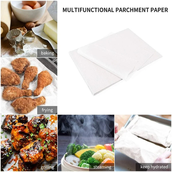 Non-Stick Parchment Paper: Easy Cleanup for Baking, Grilling & More (Microwave & Oven Safe)