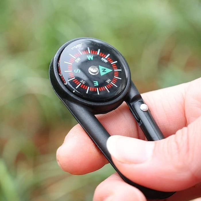 Clip Snap Hook Mini Compass (1 Pc /  (1 Pc / Mix Design)