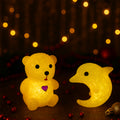LED Crystal Night Light – Multi-Shape Mood Lamp | Styleva