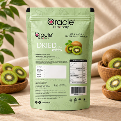Dried Kiwi Slices Premium Tangy Dehydrated Chewy Tasty Fruit Snack and Topper (250g)