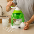 Manual Ice Crusher – Portable Snow Cone Maker with Hand Crank