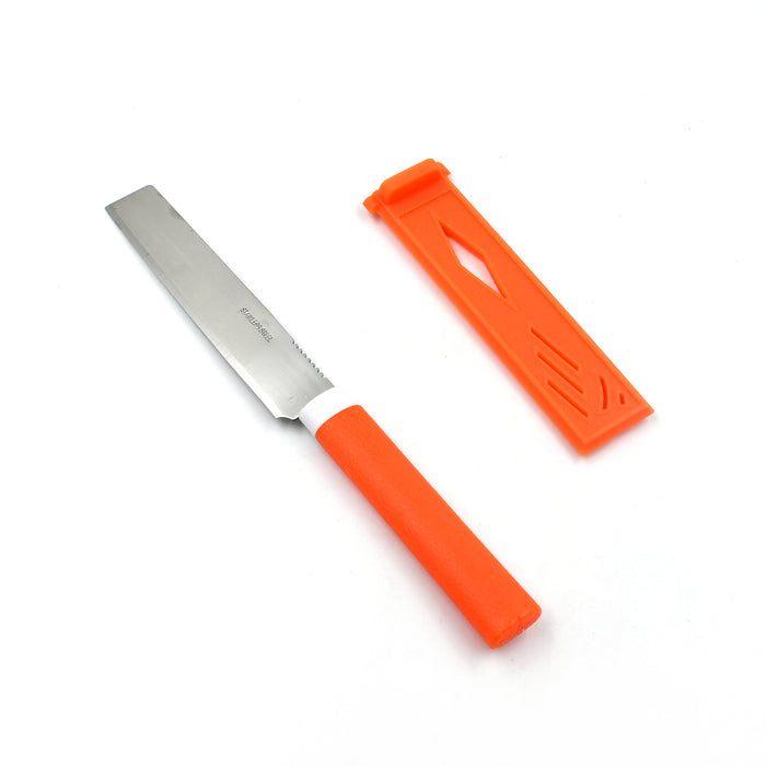 रसोई में उपयोग के लिए 5945 स्टेनलेस स्टील चाकू, चाकू सेट, चाकू और ब्लेड कवर चाकू के साथ नॉन-स्लिप हैंडल