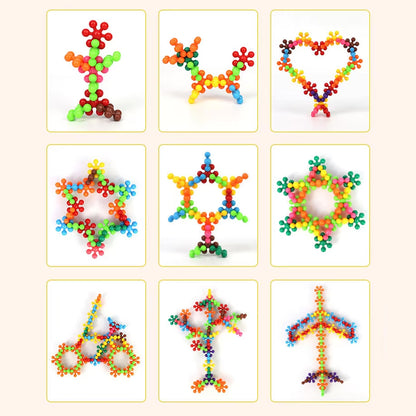 Star Shaped, Star Block Interlocking Blocks Colorful Star Building Blocks (100 Pcs Set)