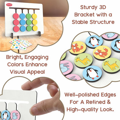 Alphabet Puzzle for Kids | Tracing & Learning Board with Animal Illustrations