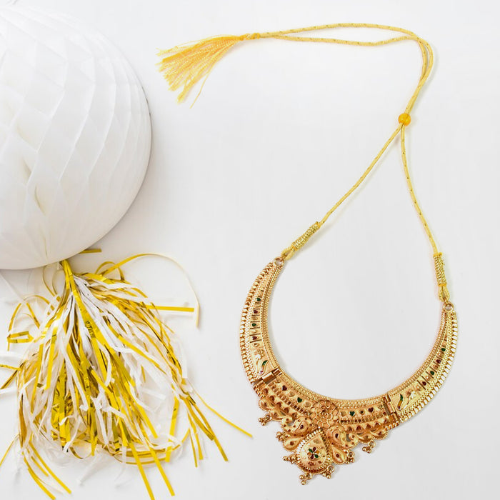 Refined Gold Plated Necklace Set - A Touch of Class