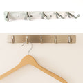 Stainless Steel Coat Hook Rack – 5-Hook Durable Wall Organizer