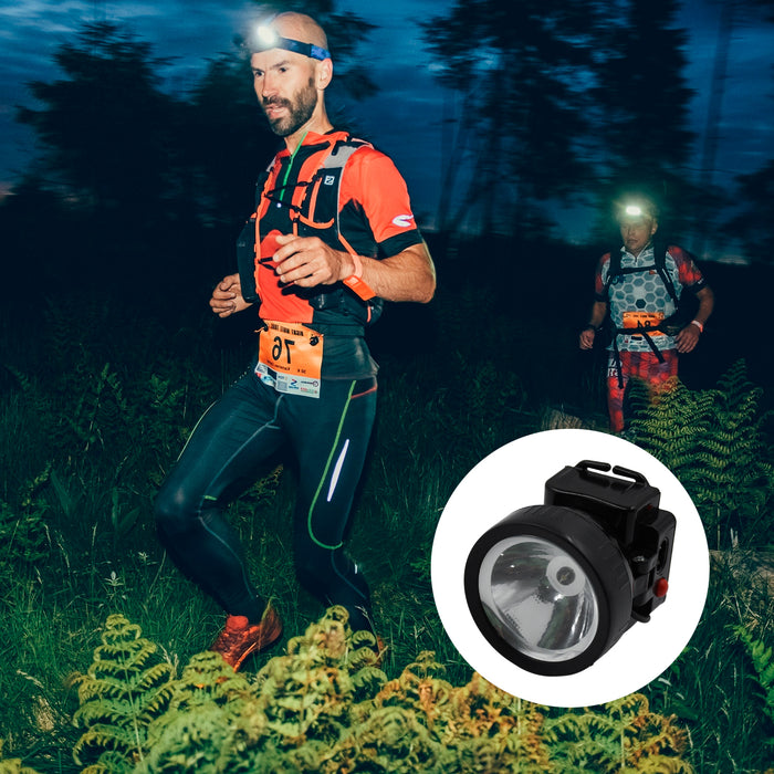 7524 HEAD LAMP 1 LED LONG RANGE RECHARGEABLE HEADLAMP ADJUSTMENT LAMP USE FOR FARMERS, FISHING, CAMPING, HIKING, TREKKING, CYCLING