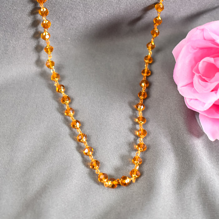 Orange Crystal Mala: Divine Clarity and Spiritual Connection