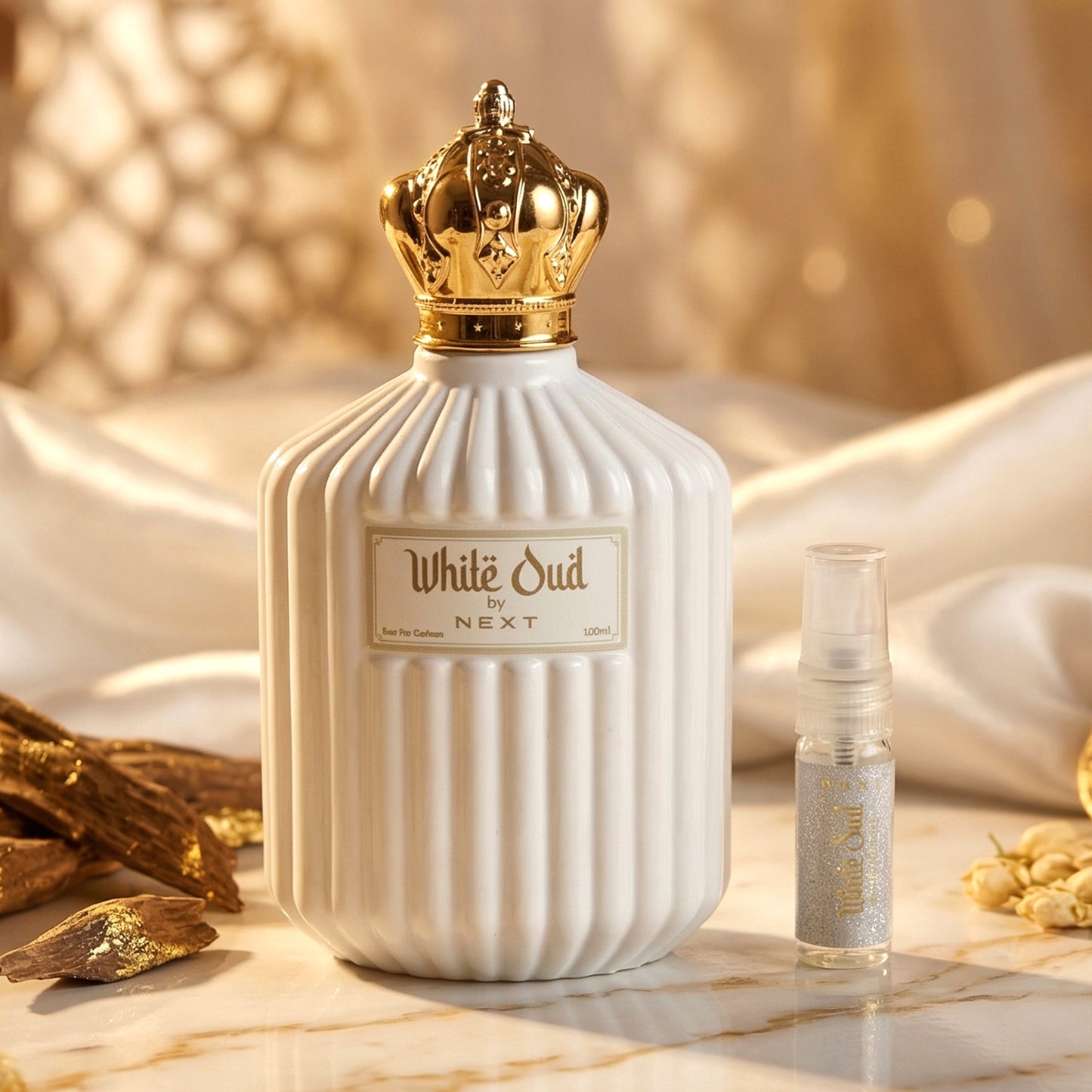 Next premium White Oud perfume spray 100 ml bottle