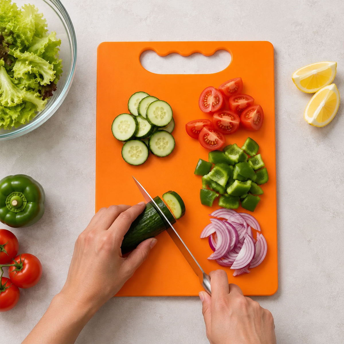 Plastic Chopping Board – Large, Durable & Hygienic | Cisora