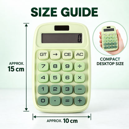 Mechanical Switch Desktop Calculator with Large Keys and LCD Display (1 Pc)