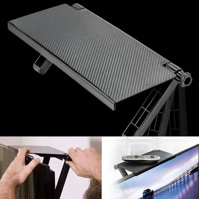 TV Top Shelf Screen Shelf Adjustable Monitor Shelf Media Shelf TV Shel ...