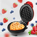 Mini Waffle Maker – Compact Non-Stick Quick Breakfast Iron