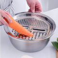 Julienne Grater – 3-in-1 Stainless Steel Salad Maker | Quickslice
