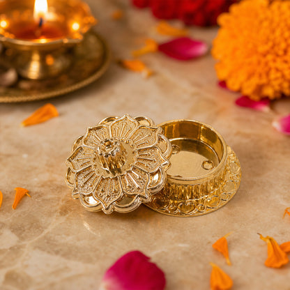 Decorative Golden Kankavati (1 Pc)