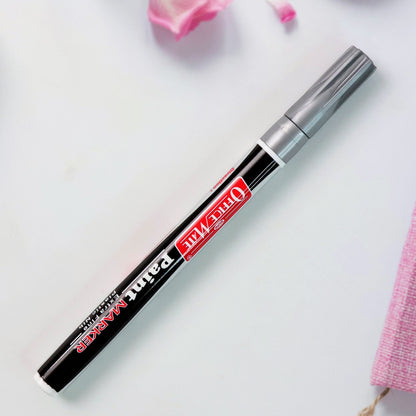 Silver Paint Marker Pen – Extra Fine Permanent Marker for Art, Craft & Industrial Use