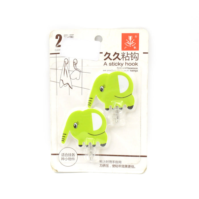 4586 Multipurpose Strong Small Stainless Steel Wall Hooks (2pc).