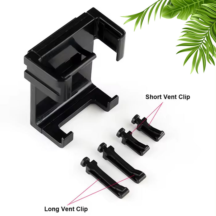12857 Smartphone Car Phone Holder Car Air Conditioning Vent Phone Holder, Holder Stand for Mobile Phone Cellphone GPS, Dashboard Bracket for Car (1 Pc)