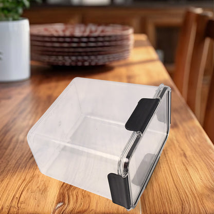 Food Storage Container Airtight Plastic Container with Easy Snap Lids (2500ml / 1 Pc)