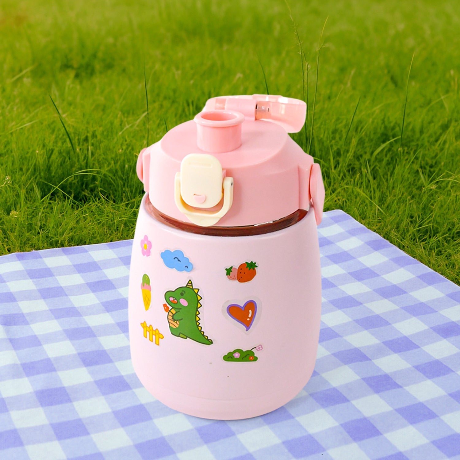 Customize Stainless Steel Vacuum Insulated Water Bottle Handle & Sticker (700 ML)