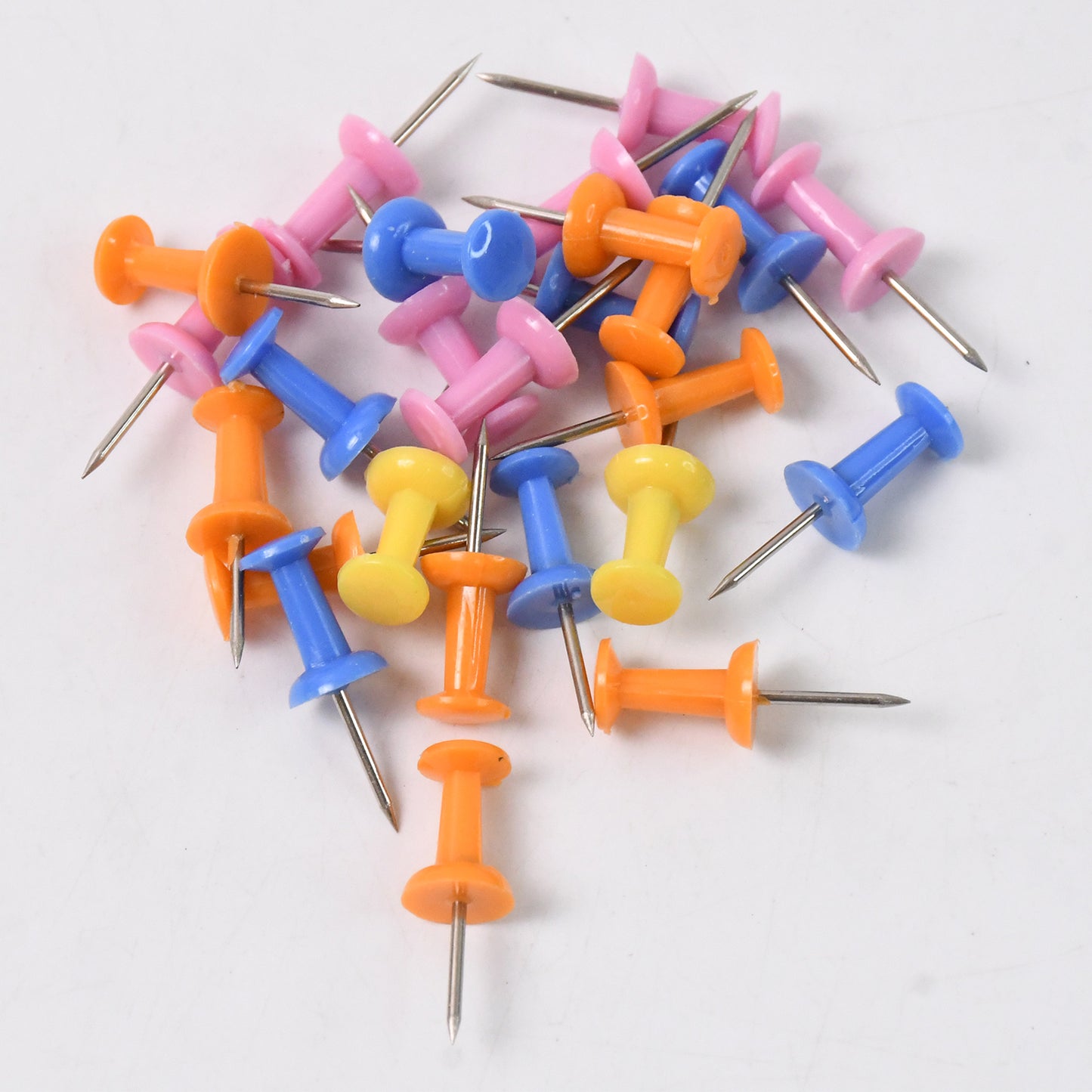 Binder Clips Paper Clips, Push Pins for Office and School Supplies (68 Pcs Set)